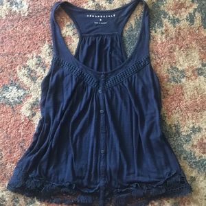 Aeropostale Lace Trim Tank